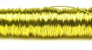 Deco lakdraad 50 m. 0.50 mm geel